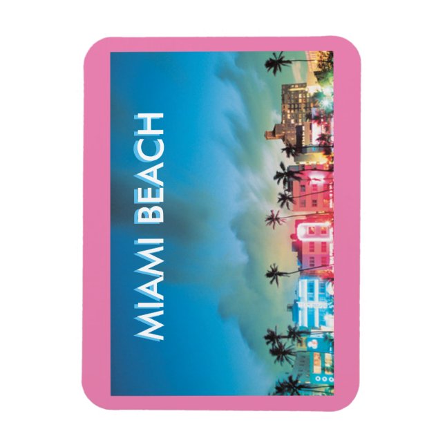 MIAMI BEACH FLORIDA MAGNET (Vertical)