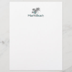 Miami-Beach, Florida,Palms, Grunge Cool