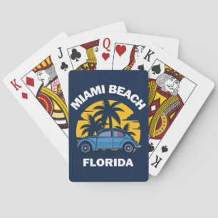 Miami Beach,Florida Playing Cards