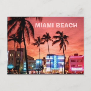 Miami Beach, Florida Postcard