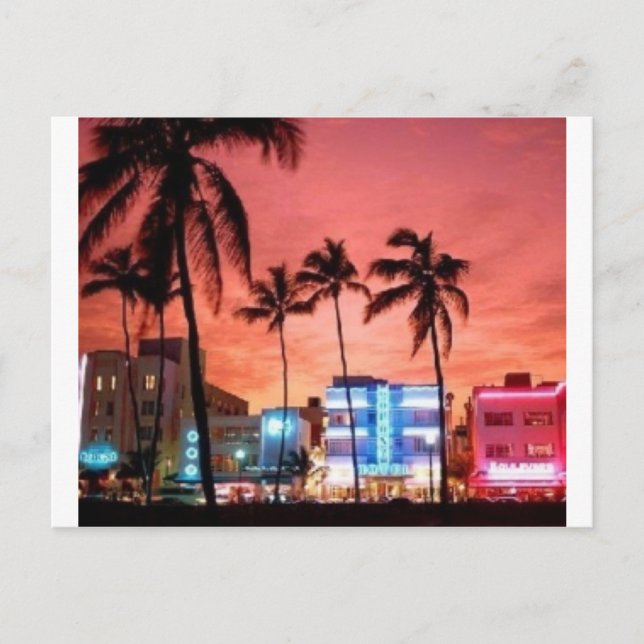 Miami Beach, Florida Postcard (Front)