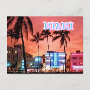 Miami Beach, Florida Postcard