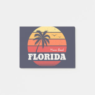 miami beach florida shirt post-it notes