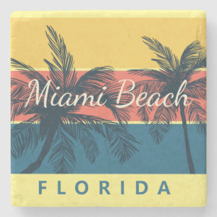 miami beach florida  stone coaster