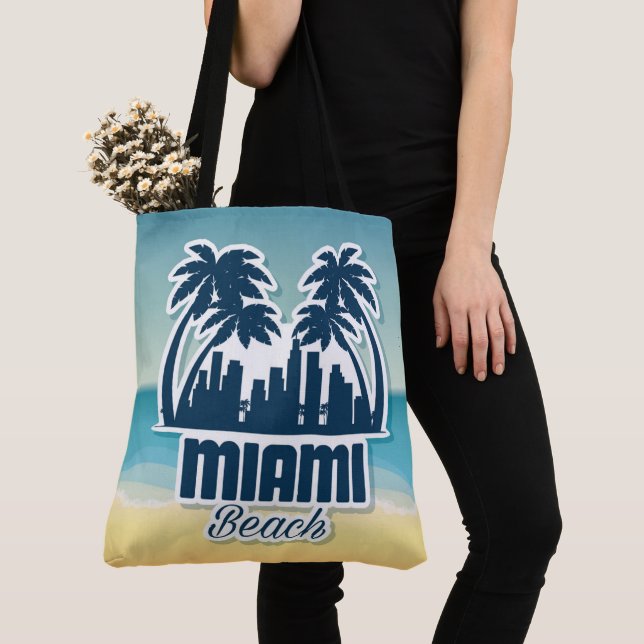 Miami Beach Florida Tote Bag (Close Up)