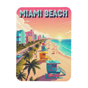 Miami Beach Florida Travel Magnet