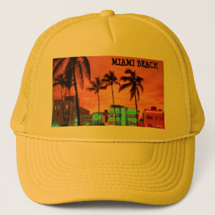 Miami Beach, Florida Trucker Hat