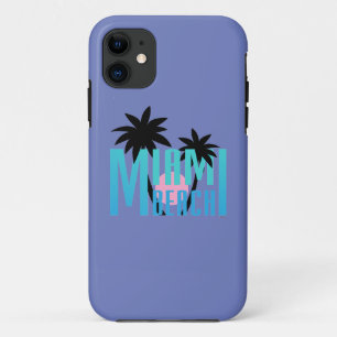Miami-Beach-Florida-Typography iPhone 11 Case