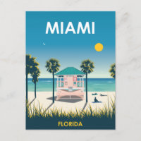 Miami Beach Florida Vintage Travel