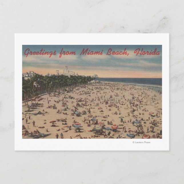 Miami Beach, FloridaGreetings FromMiami, FL Postcard (Front)