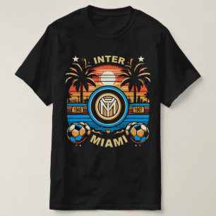 Miami Beach Futbol Vibes: Celebrate Inter Miami FC T-Shirt