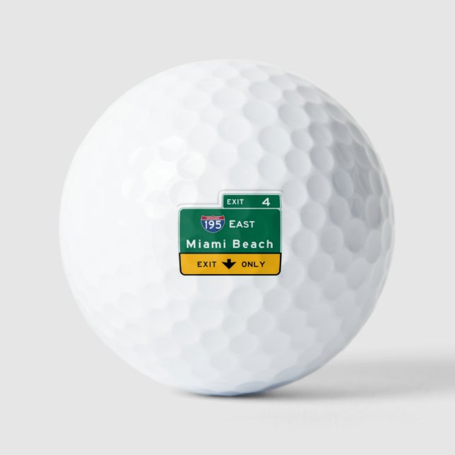 MIAMI BEACH GOLF BALL (Front)
