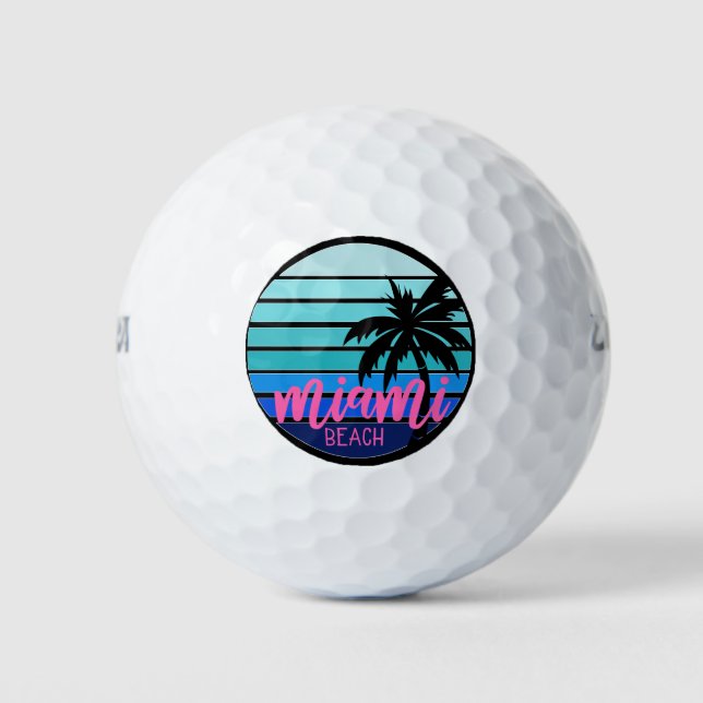 Miami Beach Golf Balls (Front)