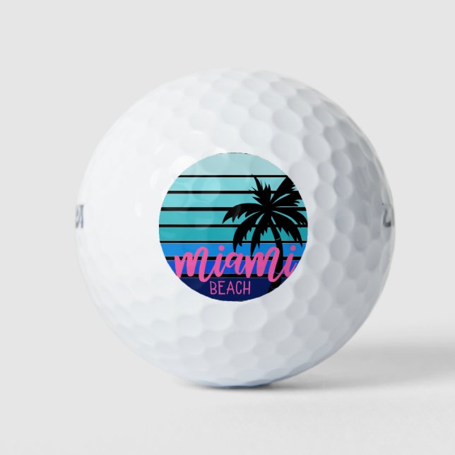 Miami Beach Golf Balls (Front)