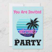 Miami Beach Invitation