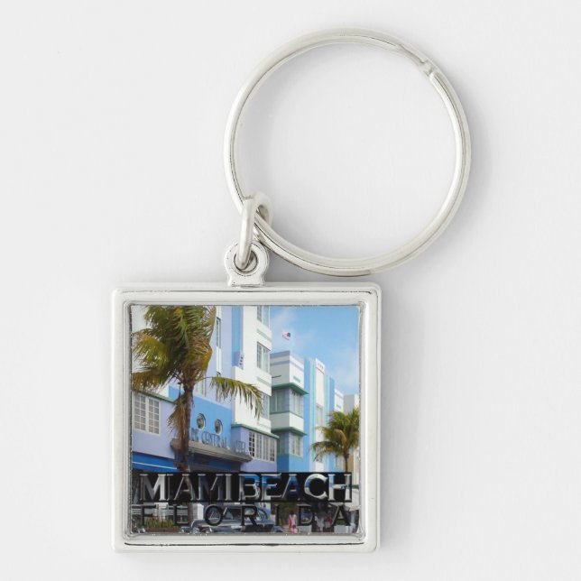 Miami Beach Key Ring (Front)