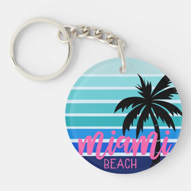 Miami Beach Key Ring (Front)