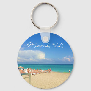 Miami Beach Keychain