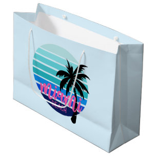 Miami Beach  Large Gift Bag