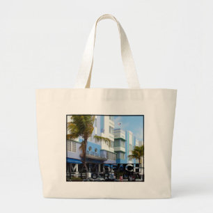 Miami Beach Large Tote Bag