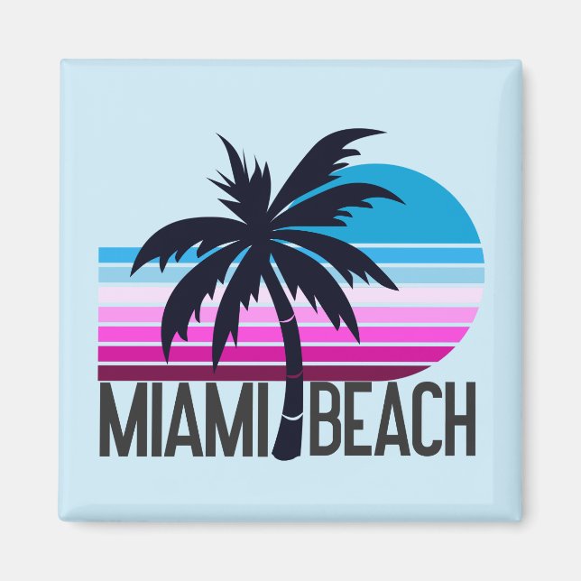 Miami Beach   Magnet (Front)