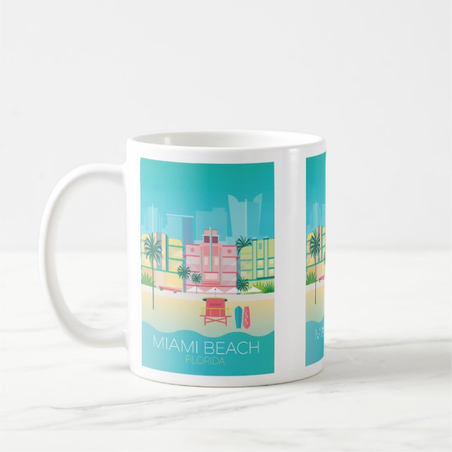 Miami Beach Mug (Left)