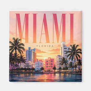 Miami Beach Ocean Drive South Florida Travel Magnet