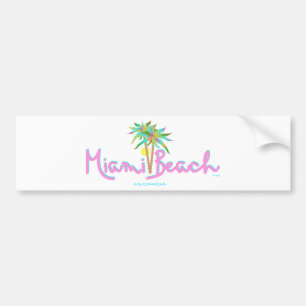 Miami Beach Pam's Bumper Sticker
