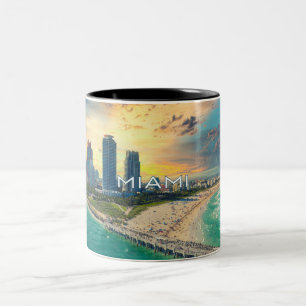 Miami Beach  Panoramic View Mug