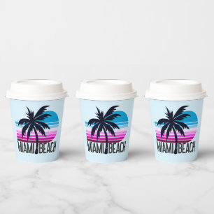 Miami Beach  Paper Cups