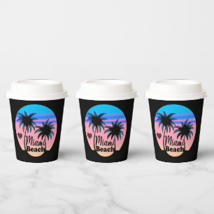 Miami Beach Paper Cups