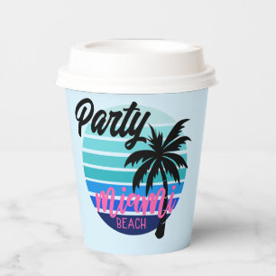 Miami Beach  Paper Cups