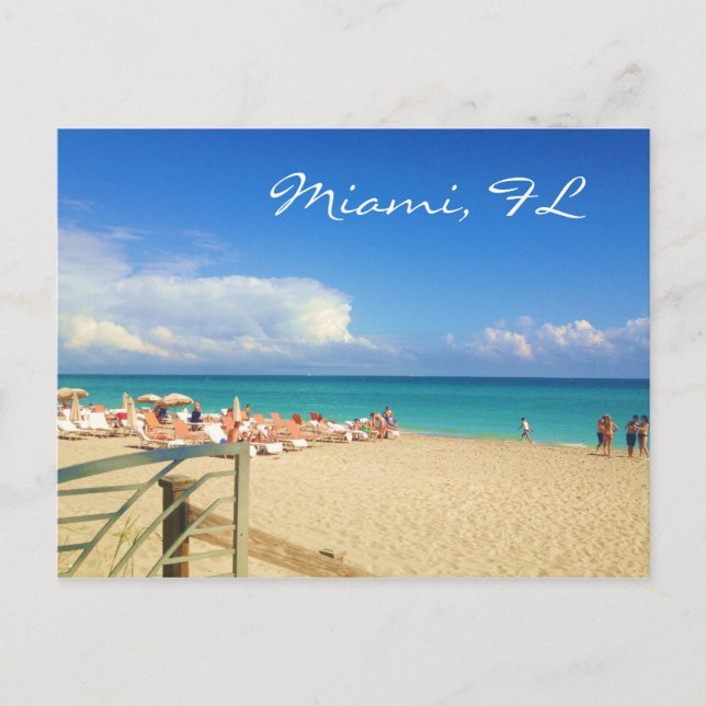 Miami Beach Postcard (Front)