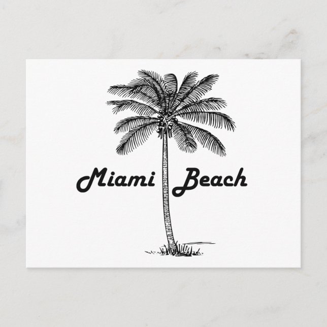 Miami Beach Postcard (Front)