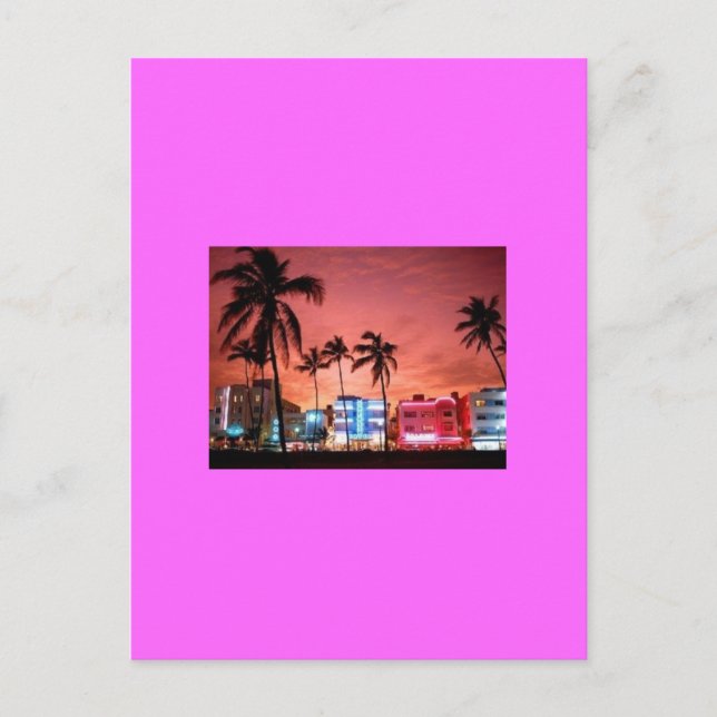 MIAMI BEACH POSTCARD (Front)