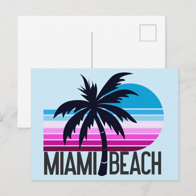 Miami Beach   Postcard (Front/Back)
