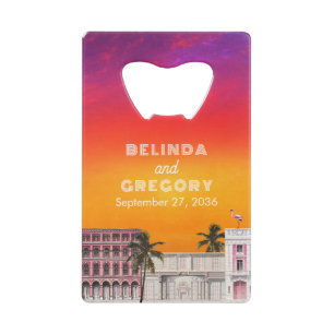 Miami Beach Rainbow Row Charleston Palm Wedding