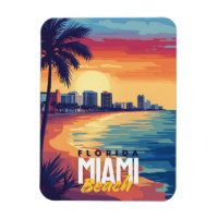Miami Beach Sunset | Vibrant Florida Coastal