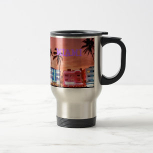 MIAMI beach Travel Mug