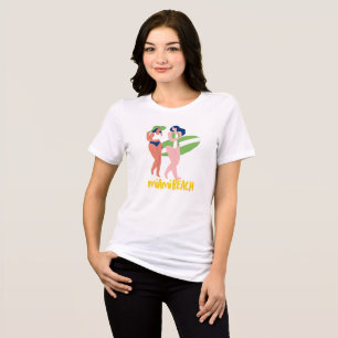 miami beach Tri-Blend shirt