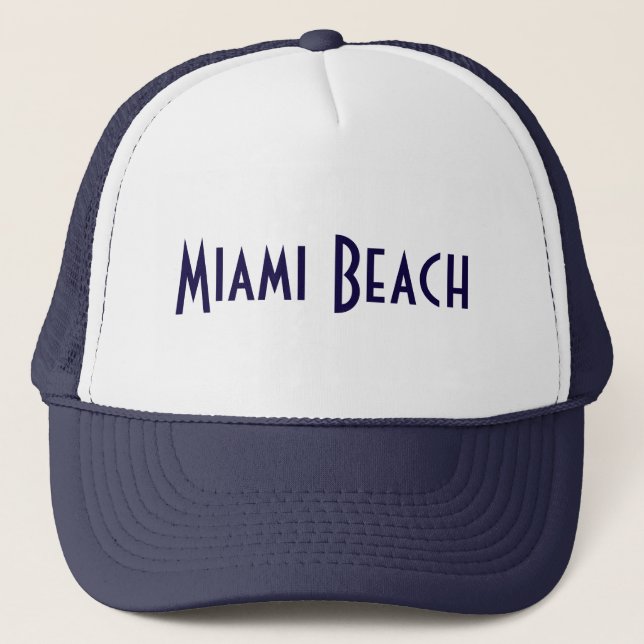 Miami Beach Trucker Hat (Front)