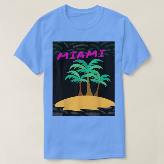 Miami Beach Vacation T-Shirt (Design Front)