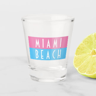 Miami Beach Vice Shot Glass