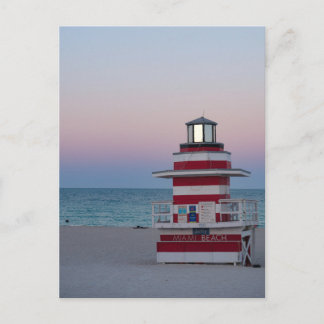 Miami Beach Watch Tower postcard