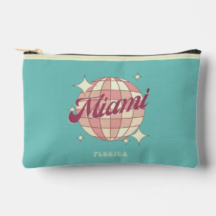 Miami City Florida retro vintage souvenir  Accessory Pouch