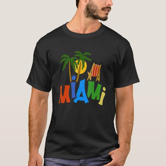 Miami City Florida souvenir  for men women 3 T-Shirt (Front)