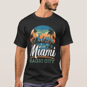 Miami City Florida USA State America United States T-Shirt