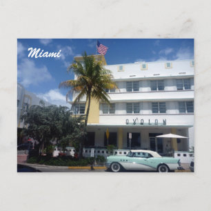 miami classic postcard