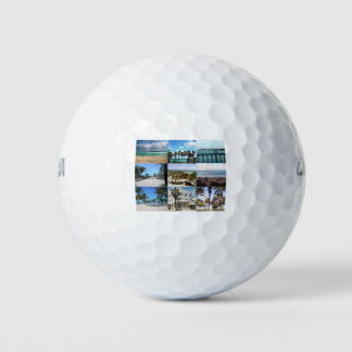 Miami Collage - 50 Shades of Blue Golf Balls