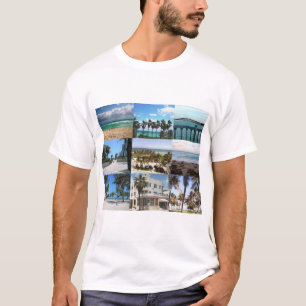 Miami Collage - 50 Shades of Blue T-Shirt